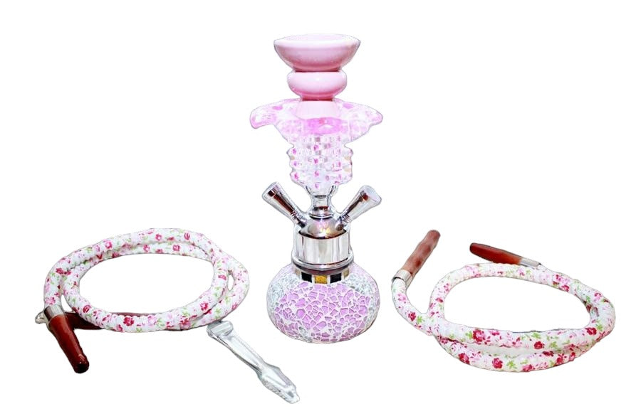 Mosaic Hookah 2 Hose Pink