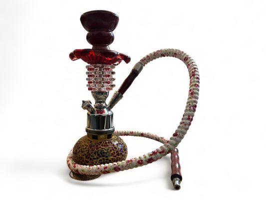 Mosaic Hookah 1 Hose Red