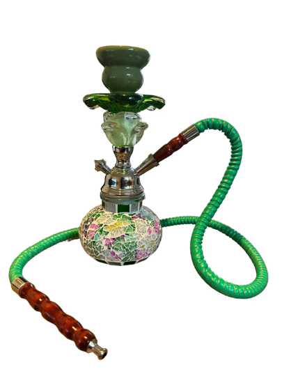 Hookah 1 Hose Customize Mosaic Green