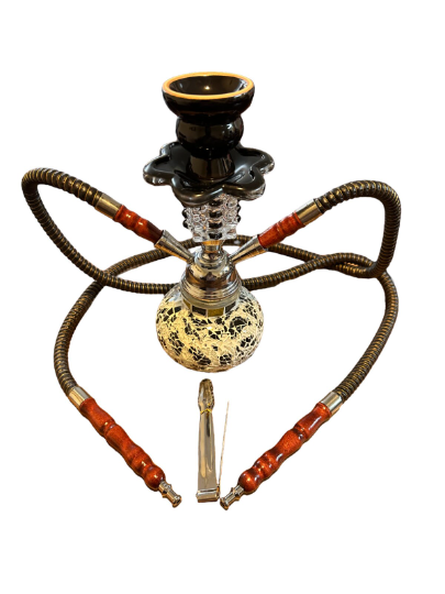 Hookah 2 Hose Customize Mosaic Black