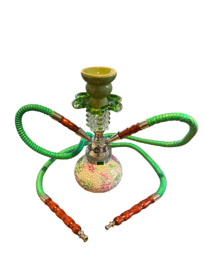 Hookah 2 Hose Customize Mosiac Green